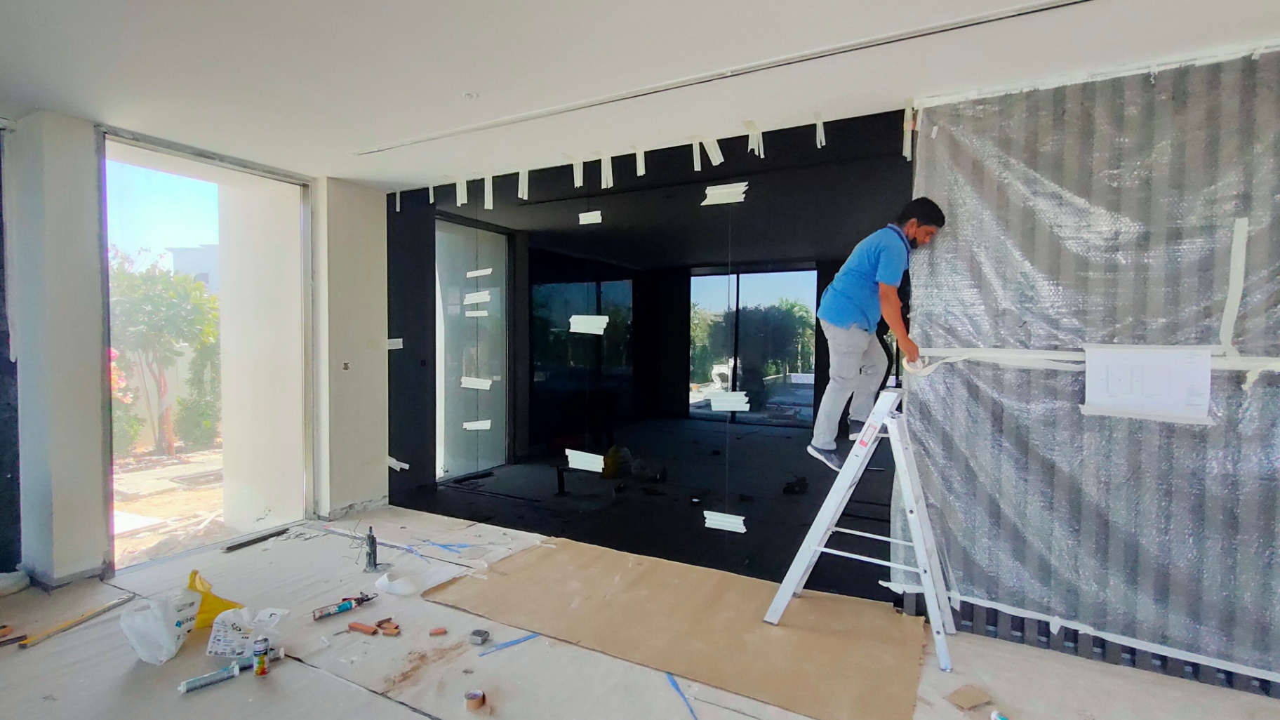 Back Painted Glass Project — Decorative Glass in Dubai